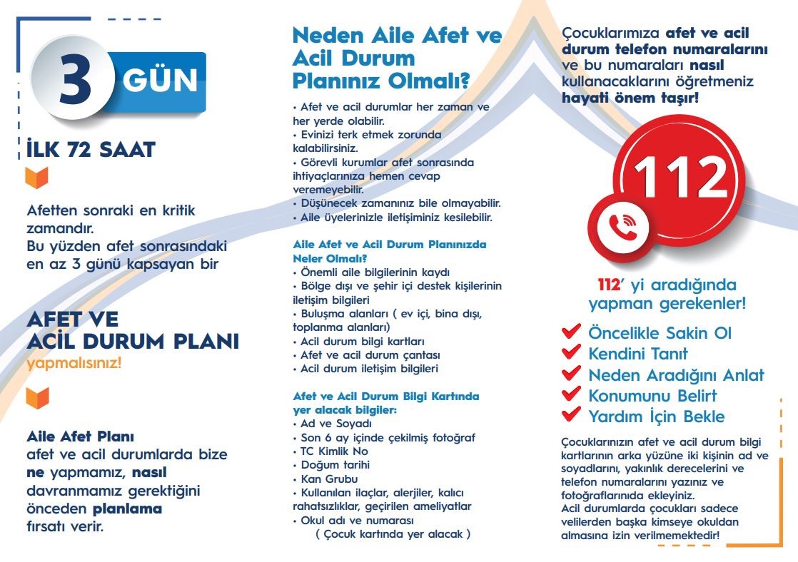 Afet Farkındalık Eğitimleri İşbirliği Protokolü Kapsamında Bilgilendirme